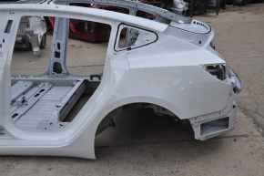 Quarter wing rear left Tesla Model 3 21- on the body, iron panel, white, butt