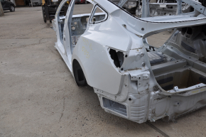 Quarter wing rear left Tesla Model 3 21- on the body, iron panel, white, butt