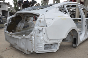 Quarter wing rear right Tesla Model 3 21- on the body, iron panel, white, butt