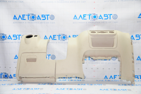 Driver's knee pad assembly VW Tiguan 09-17 with glove compartment, for manual climate control, beige