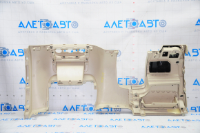 Driver's knee pad assembly VW Tiguan 09-17 with glove compartment, for manual climate control, beige