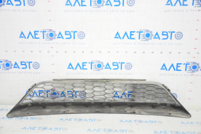 Lower grille of the front bumper Honda Accord 16-17 rest, structure, broken honeycombs, pressed, scratches