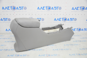 Central console armrest Honda Accord 13-17 velour gray, chemically treated, scratches