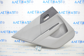 Door trim card rear left Honda Accord 13-17 velor gray