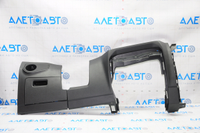 Driver's knee dashboard trim assembly VW Tiguan 18-24 black, broken fasteners