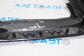 Driver's knee dashboard trim assembly VW Tiguan 18-24 black, broken fasteners