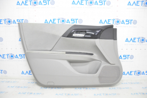 Door trim card front left Honda Accord 13-17 velour sulfur, under chemical, scratch