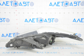 Headlight front right bare Honda Accord 16-17 halogen without DRL, sand, for polishing