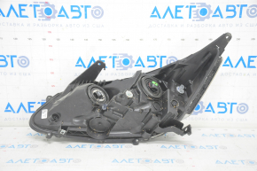 Headlight front right bare Honda Accord 16-17 halogen without DRL, sand, for polishing