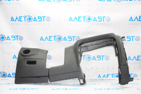 Driver's knee dashboard trim assembly VW Tiguan 18-24 black, scratches, broken fastening