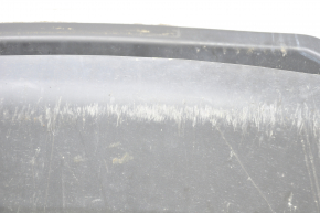 Front bumper bare Nissan Rogue 14-16 white, cracked, worn, broken fastener