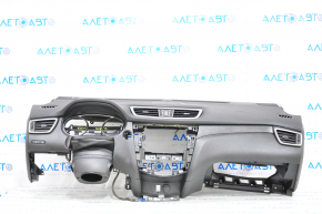 Torpedo front panel with AIRBAG Nissan Rogue 14-20 black BOSE