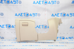 Driver's knee pad VW Passat b8 16-19 USA beige, glove compartment does not close, broken fastener