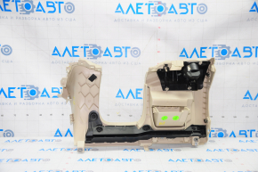 Driver's knee pad VW Passat b8 16-19 USA beige, glove compartment does not close, broken fastener