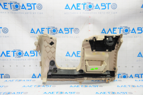 Driver's knee pad VW Passat b8 16-19 USA beige, broken crepe