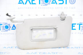 Left visor Nissan Rogue 14-20 with backlight, gray, for dry cleaning