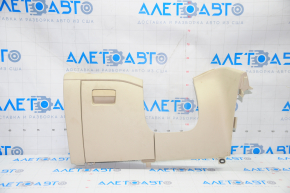 Driver's knee pad VW Passat b7 12-15 USA beige, broken crepe, scratch