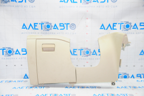 Driver's knee pad VW Passat b7 12-15 USA beige, broken crepe