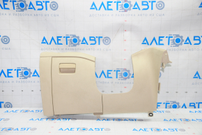 Driver's knee pad VW Passat b7 12-15 USA beige, broken crepe