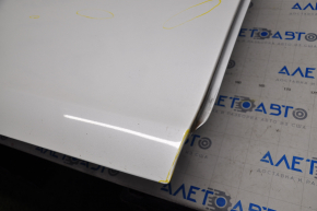 Door bare front right Tesla Model S 12-15 prerest white PPSW, bumps, scratches