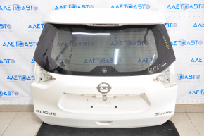 Bare tailgate with glass Nissan Rogue 14-16 white QAB, butt