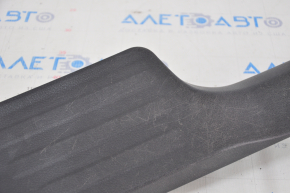 Door sill trim inner rear right Nissan Rogue 14-20 black, worn