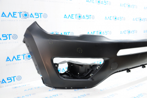 Front bumper bare upper part Jeep Compass 17-21 with plug, scratches