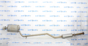 Muffler middle and rear part with barrel Honda Accord 13-17 2.4 with chrome tip