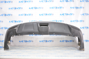 Rear bumper bare Nissan Rogue 14-16 white, scratches, broken mount