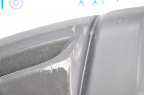 Rear bumper bare Nissan Rogue 14-16 white, scratches, broken mount