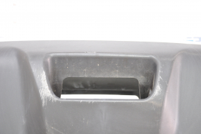 Rear bumper bare Nissan Rogue 14-16 white, scratches, broken mount