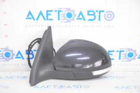 Side mirror left VW Tiguan 09-17 6 pins, turn signal, heated, black