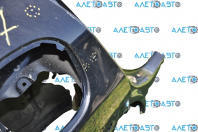 Quarter wing rear right Fiat 500X 16-22 black, pokes