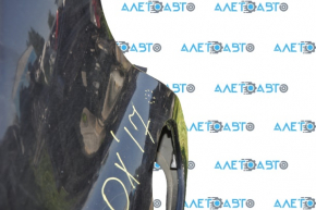 Quarter wing rear right Fiat 500X 16-22 black, pokes