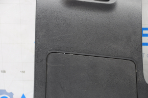 Driver's knee pad VW Jetta 11-18 USA black, molding gray gloss, type 2 scratches