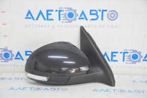 Side mirror right VW Tiguan 09-17 6 pins, turn signal, heated, black