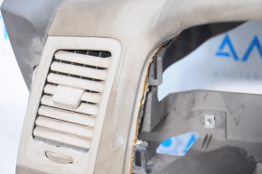 Torpedo front panel without AIRBAG Nissan Murano z51 09-14 beige, needs cleaning, cracked plastic
