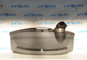 Torpedo front panel without AIRBAG Fiat 500 12-15 gloss, graphite, scratches