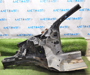 Front right quarter VW Jetta 19-24 black bent end of side member
