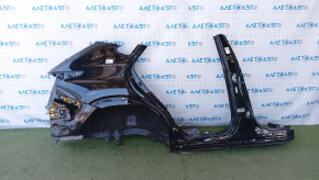 Quarter wing rear right Lexus NX300 NX300h 18-21 with central pillar, under BSM black, dent