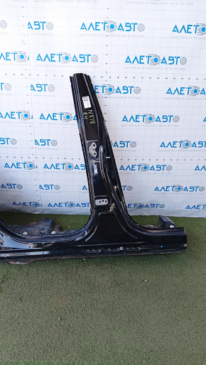 Quarter wing rear right Lexus NX300 NX300h 18-21 with central pillar, under BSM black, dent