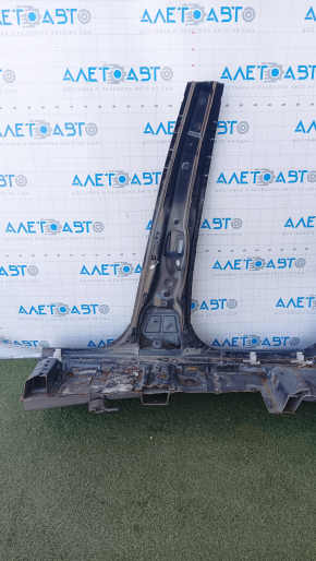 Quarter wing rear right Lexus NX300 NX300h 18-21 with central pillar, under BSM black, dent