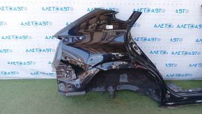 Quarter wing rear right Lexus NX300 NX300h 18-21 with central pillar, under BSM black, dent