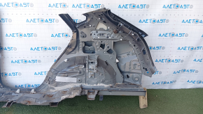 Quarter wing rear right Lexus NX300 NX300h 18-21 with central pillar, under BSM black, dent