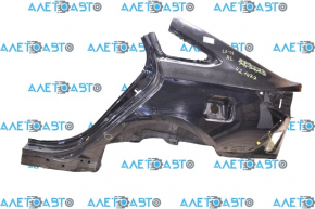 Quarter wing rear left Hyundai Sonata 15-19 black, pokes