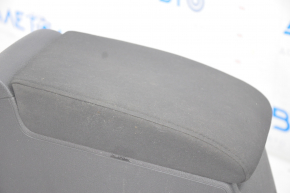 Central console armrest and cup holder VW Tiguan 09-17 black cloth, chemically treated, broken air duct deflectors, scratches