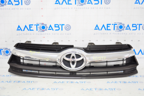 Grill grill Toyota Highlander 14-16 with badge, sand