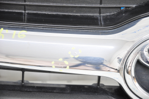 Grill grill Toyota Highlander 14-16 with badge, sand