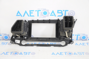 Frame for radio with deflectors Hyundai Elantra AD 17-18 for large display