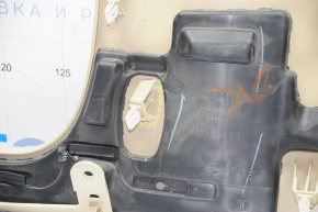 Driver's knee pad Ford Fusion mk5 13-16 beige, broken crepe, whitened plastic, scratches